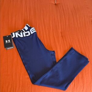 Dark Blue Under Armour Women’s Heat Gear Mud Rise 3/4 Compression Leggings